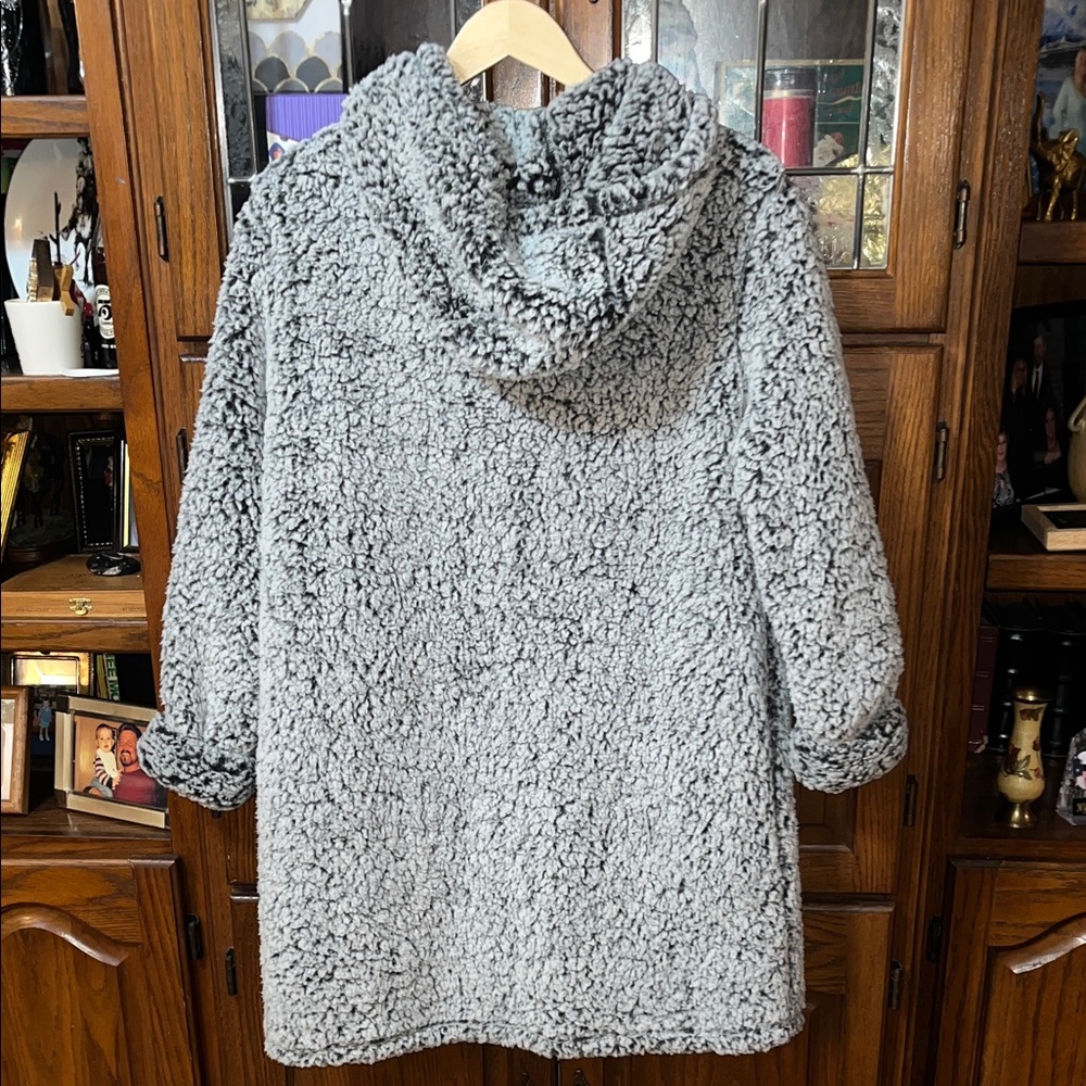 NWT Stillwater Supply Co. Cozy Black Sherpa Coat Size Large - Picture 10 of 12